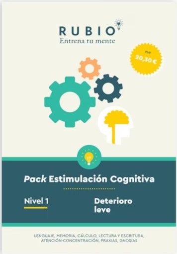 PACK ESTIMULACIÓN COGNITIVA. NIVEL 1 (DETERIORO LEVE)
