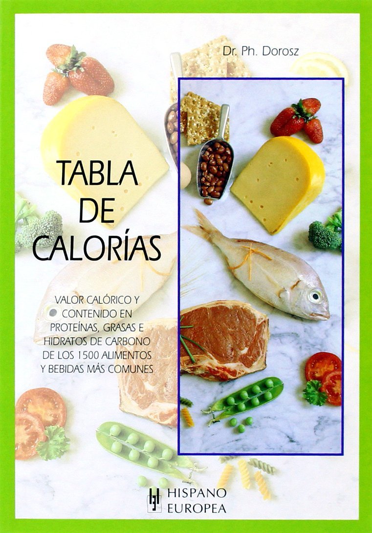 TABLA DE CALORÍAS