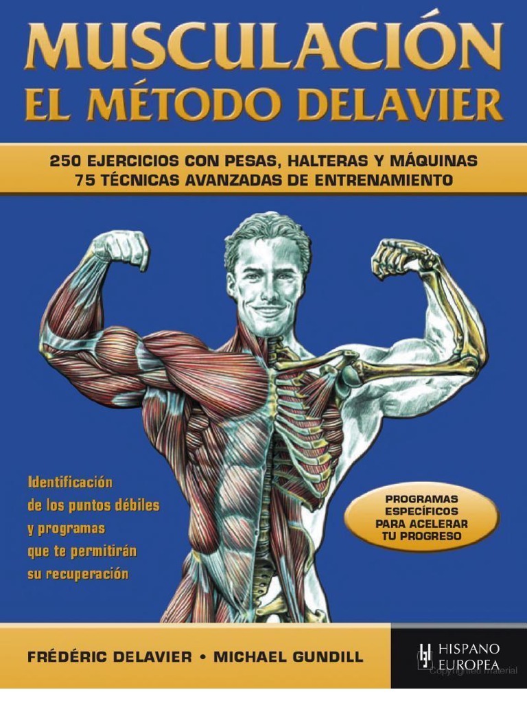 MUSCULACIÓN. EL MÉTODO DELAVIER (AZUL)