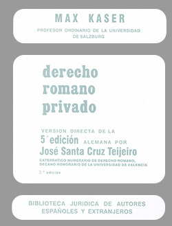 DERECHO ROMANO PRIVADO