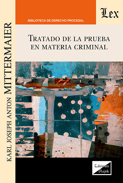 TRATADO DE LA PRUEBA EN MATERIAL CRIMINAL